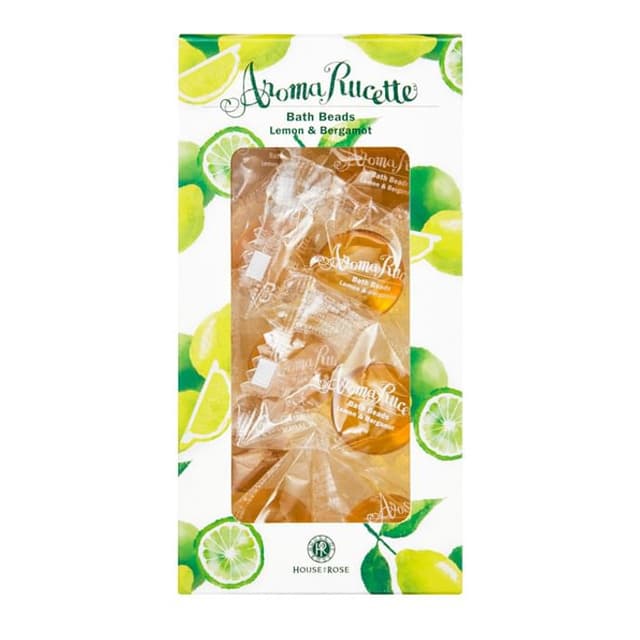 Aroma Rucette Bath Beads Lemon & Bergamot 10 pcs