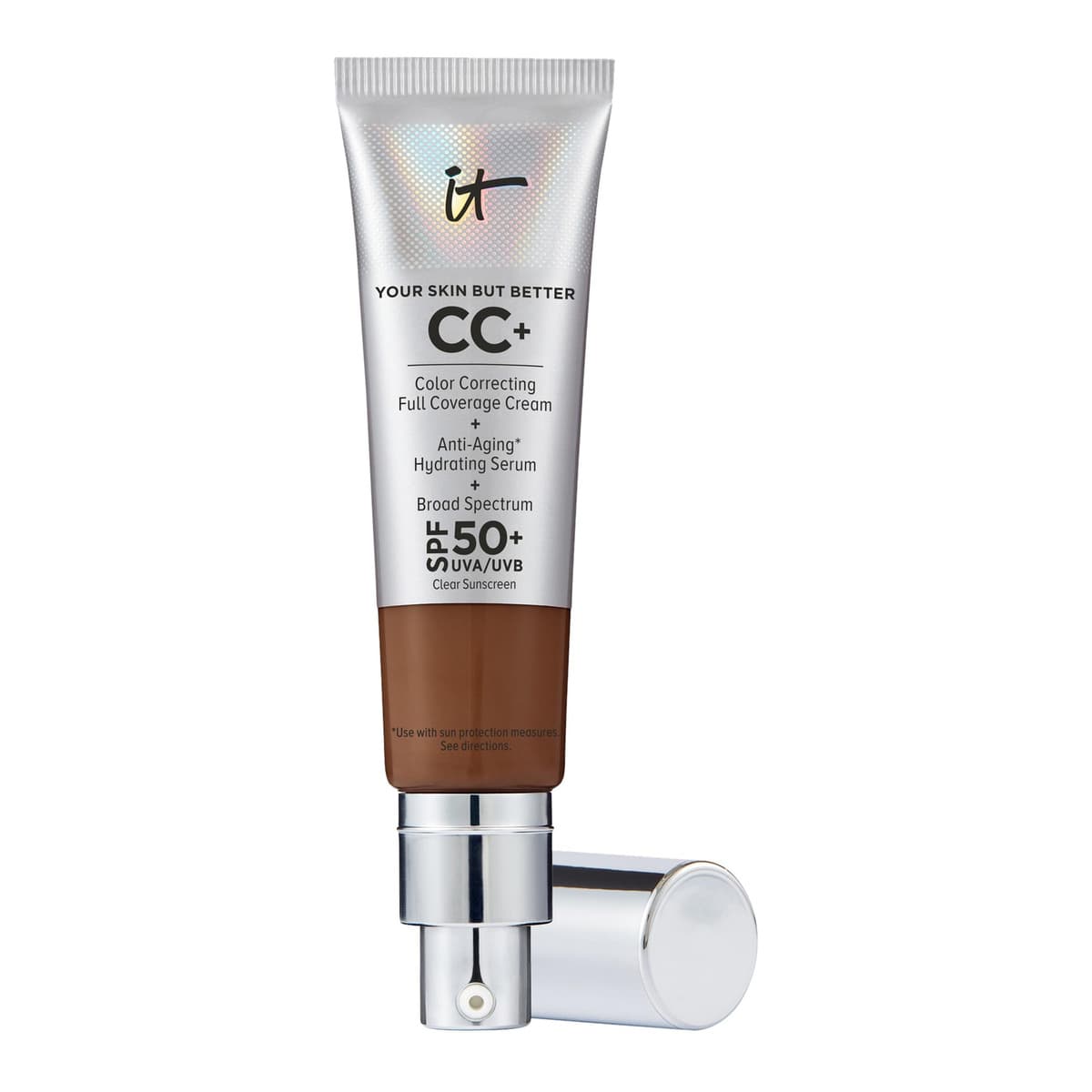 CC+ Cream Full Coverage Color Correcting Foundation with SPF 50+, Neutral Deep