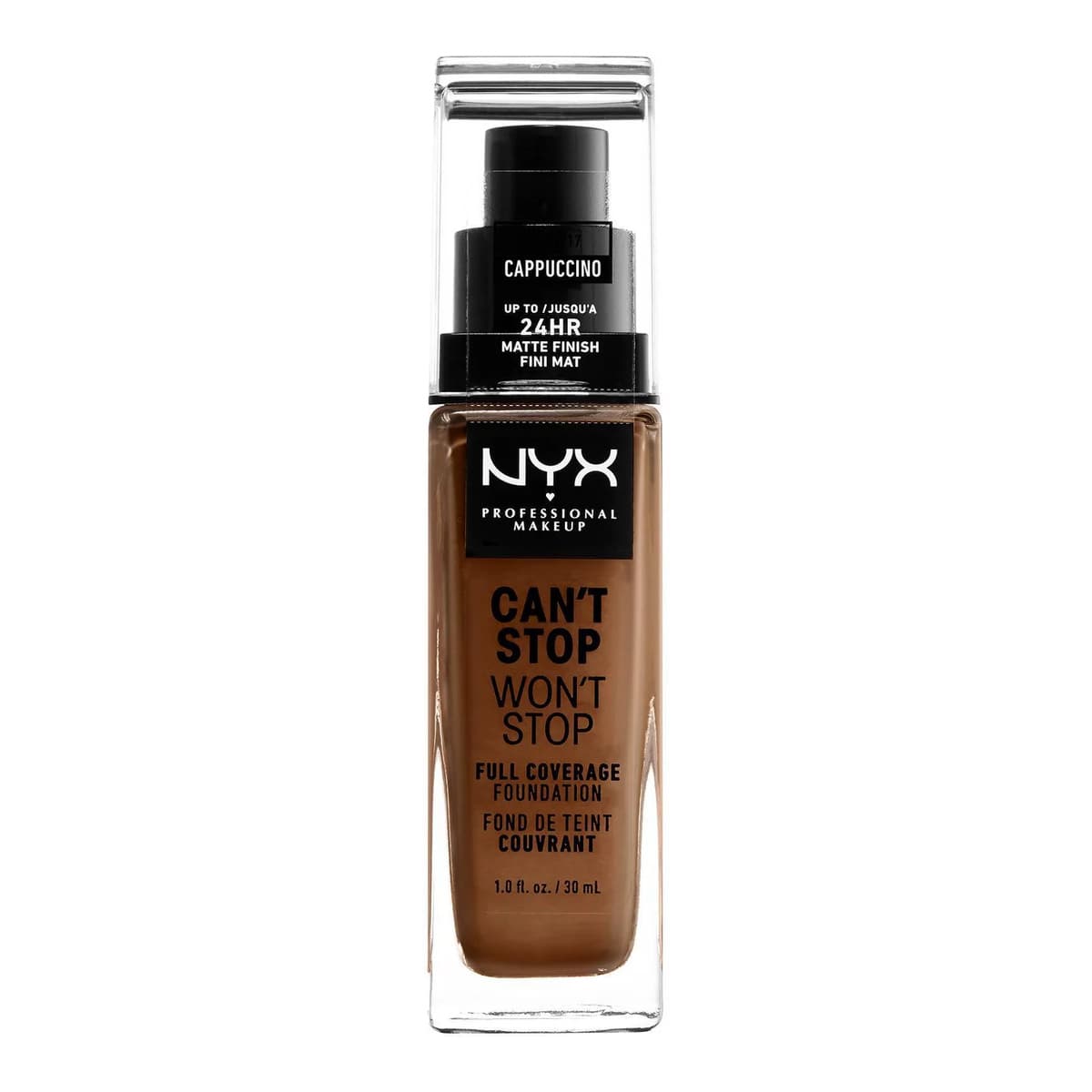 Can't Stop Won't Stop 24Hr Full Coverage Matte Finish Foundation - 17 Cappuccino