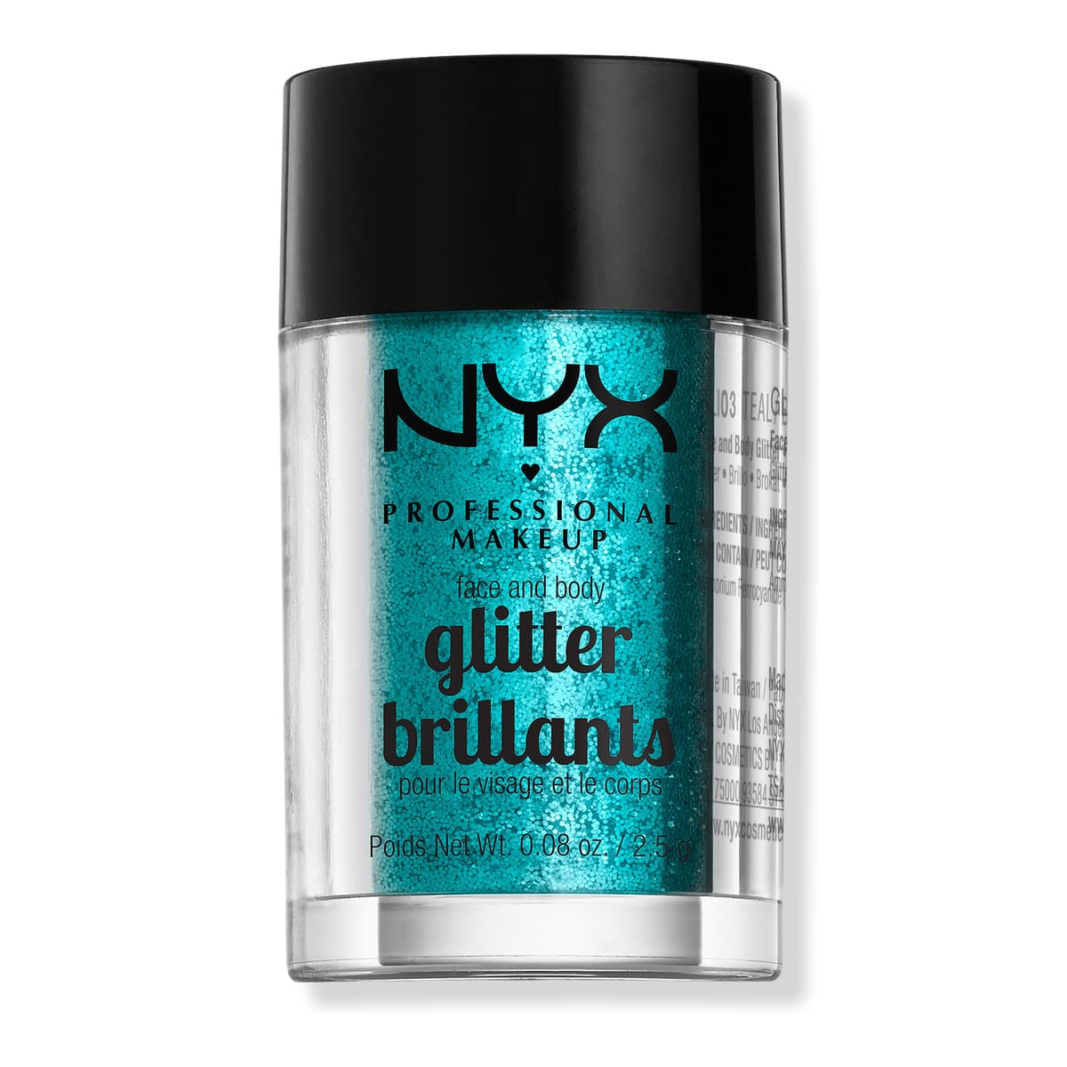 Vegan Loose Face and Body Glitter, Teal