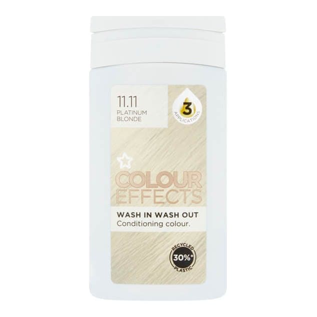 Colour Effects wash in wash out Platinum Blonde 11.11