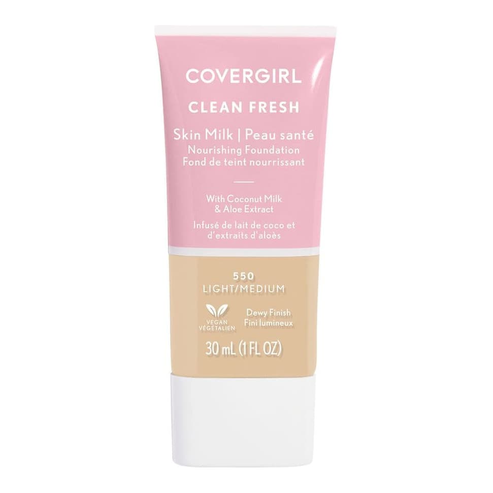 Clean Fresh Skin Milk Liquid Foundation, Light/Medium