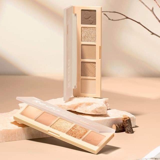 5-Color Ruler Eyeshadow (1-2), #2 Classic Earth Tone