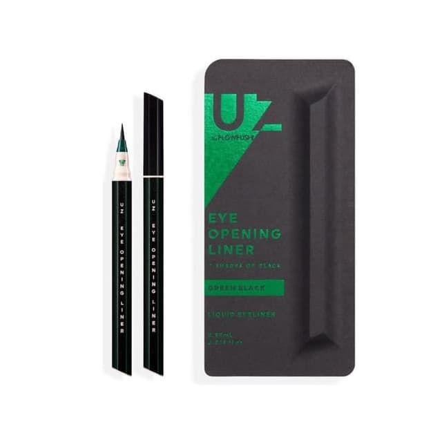 Eye Opening Liner 7 Shades Of Black, Green Black
