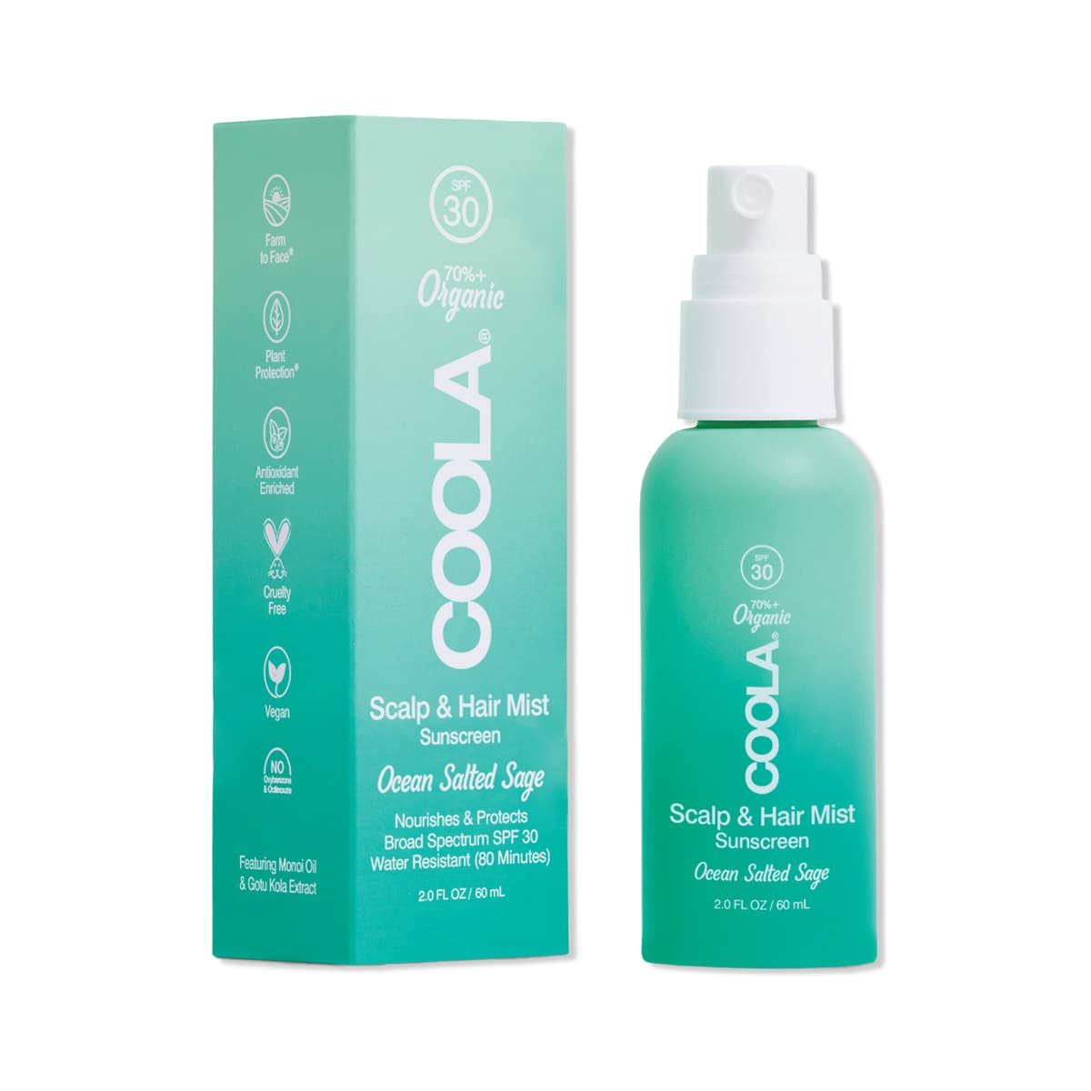 Scalp & Hair Mist Organic Sunscreen SPF 30