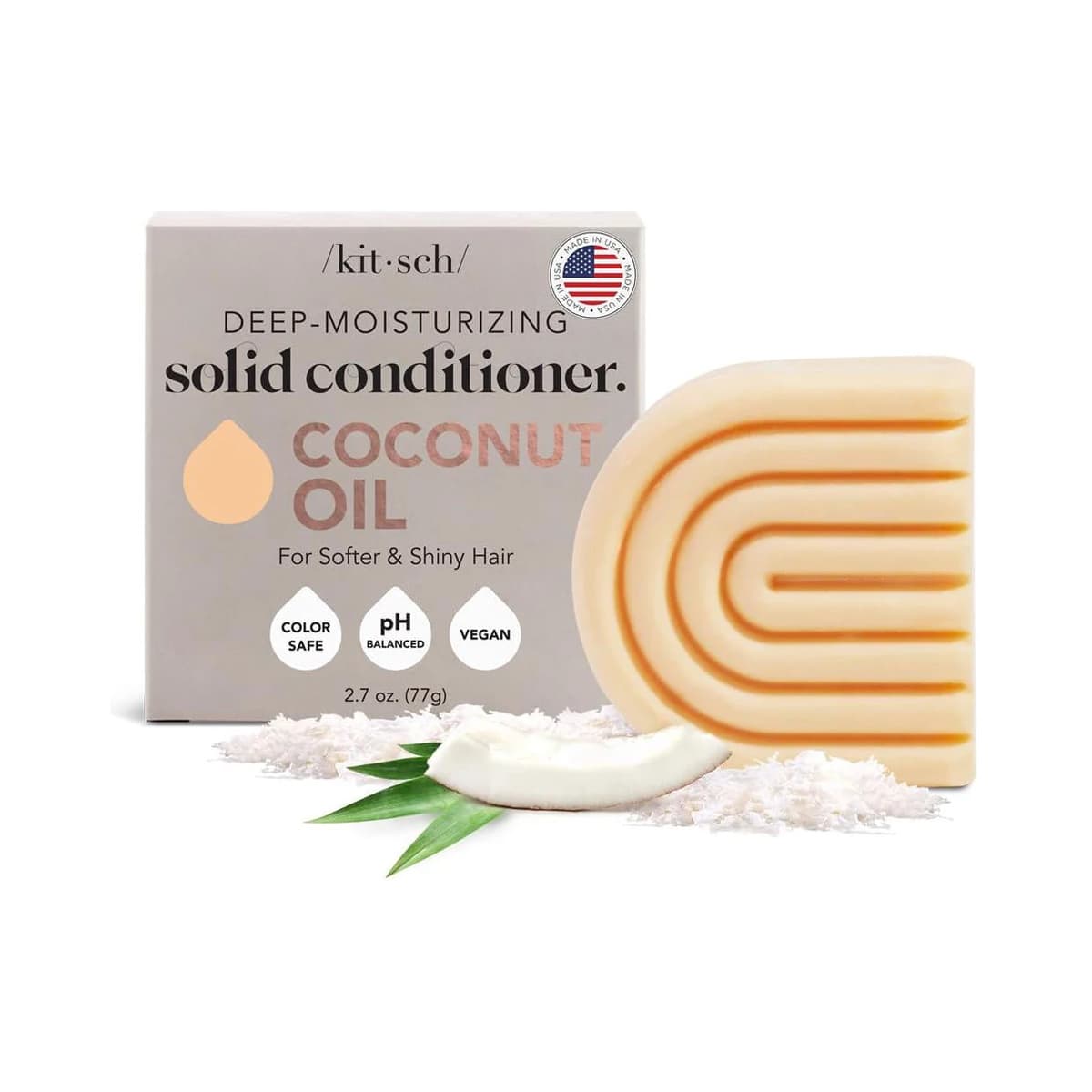 Coconut Deep Conditioning Bar/Mask for Dry Damaged Hair