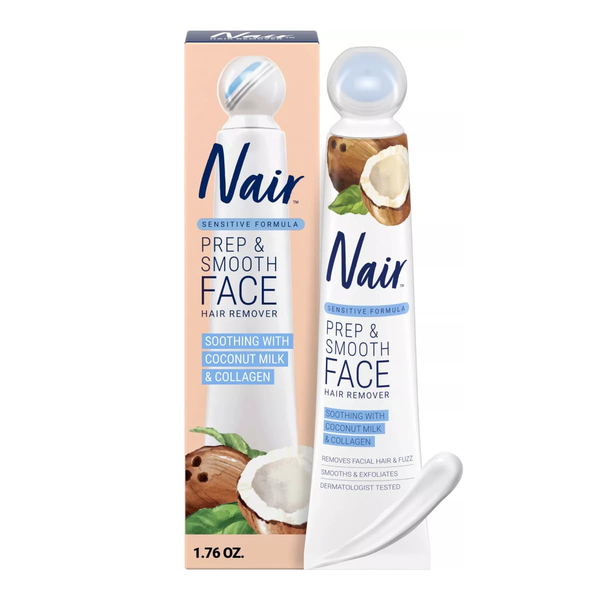 Prep & Smooth Facial Hair Removal Cream for Women Sensitive