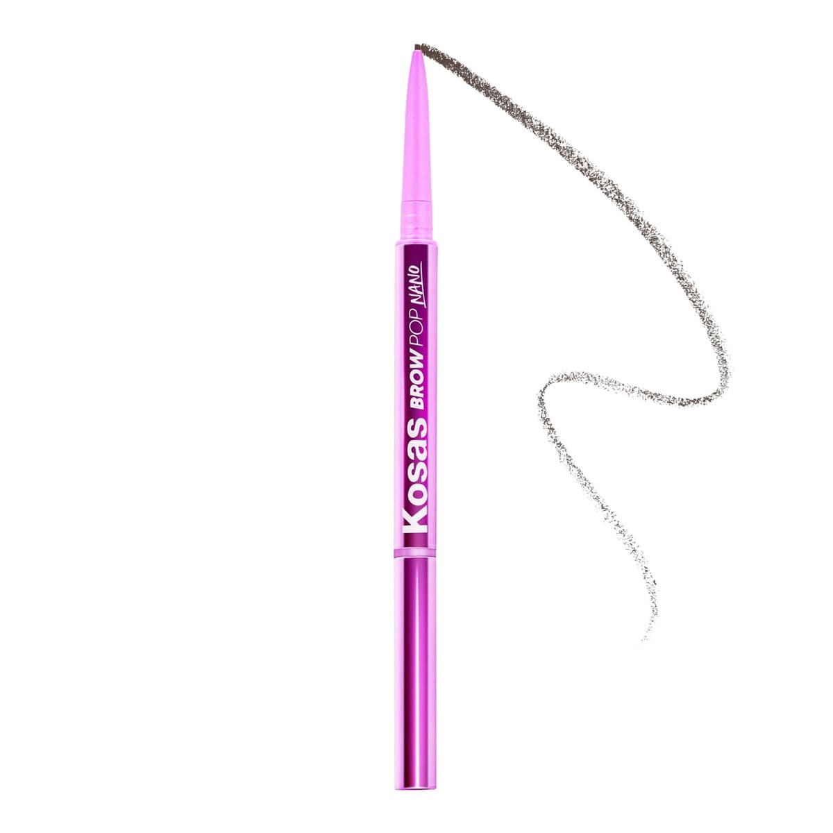 Brow Pop Nano Ultra-Fine Detailing + Feathering Eyebrow Pencil, Dark Brown