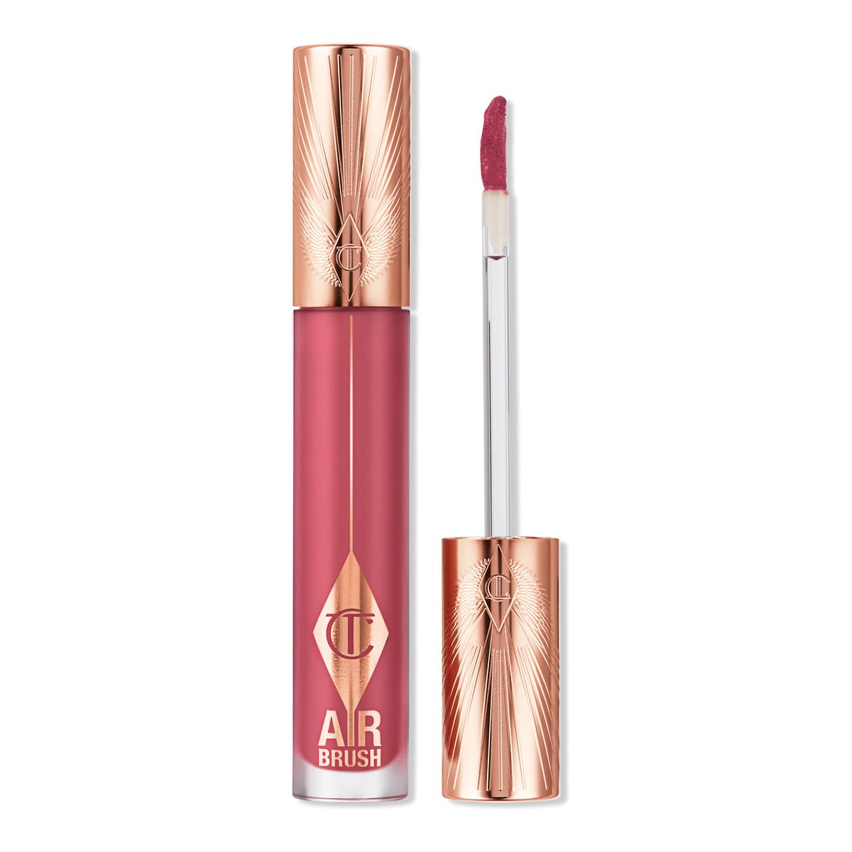Airbrush Flawless Matte Lip Blur Liquid Lipstick, Rose Blur