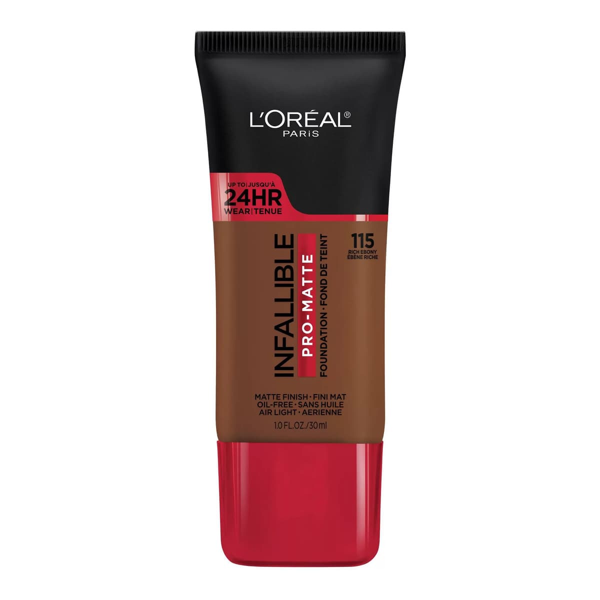 Infallible Pro-Matte Foundation Normal/Oily Skin - 115 Rich Ebony