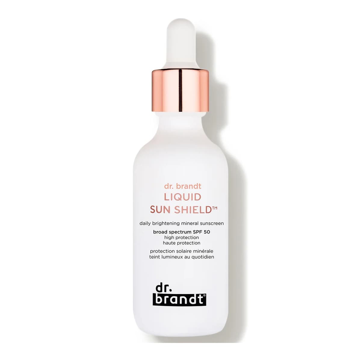 Liquid Sun Shield SPF 50 Daily Brightening Mineral Sunscreen .