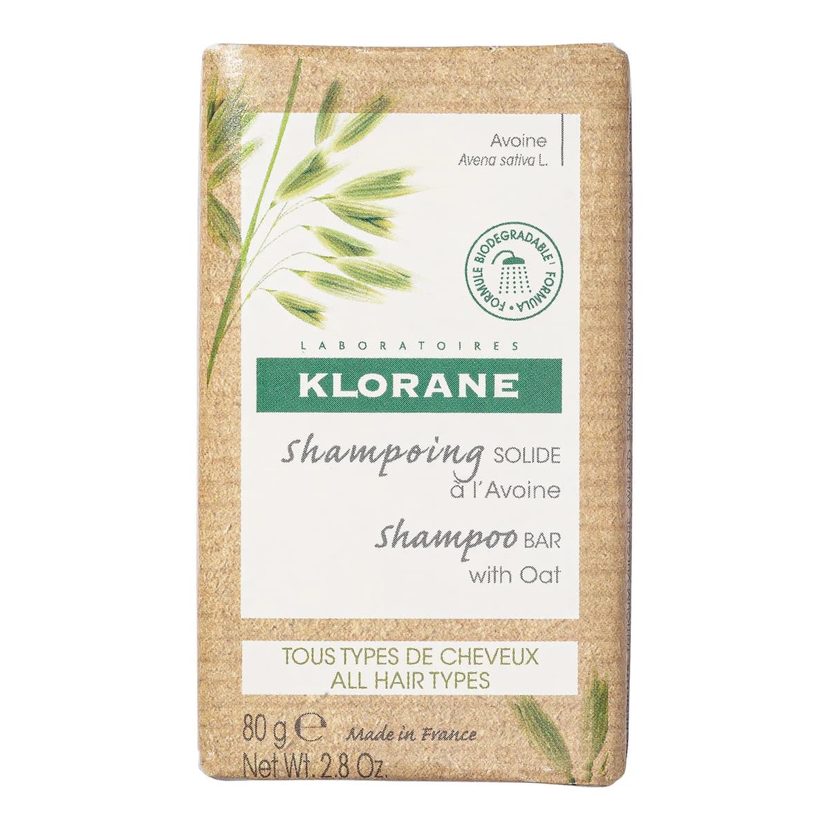 Softening Soild Shampoo Bar with Oat Milk