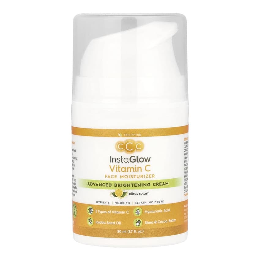 InstaGlow, Vitamin C Face Moisturizer, Citrus Splash