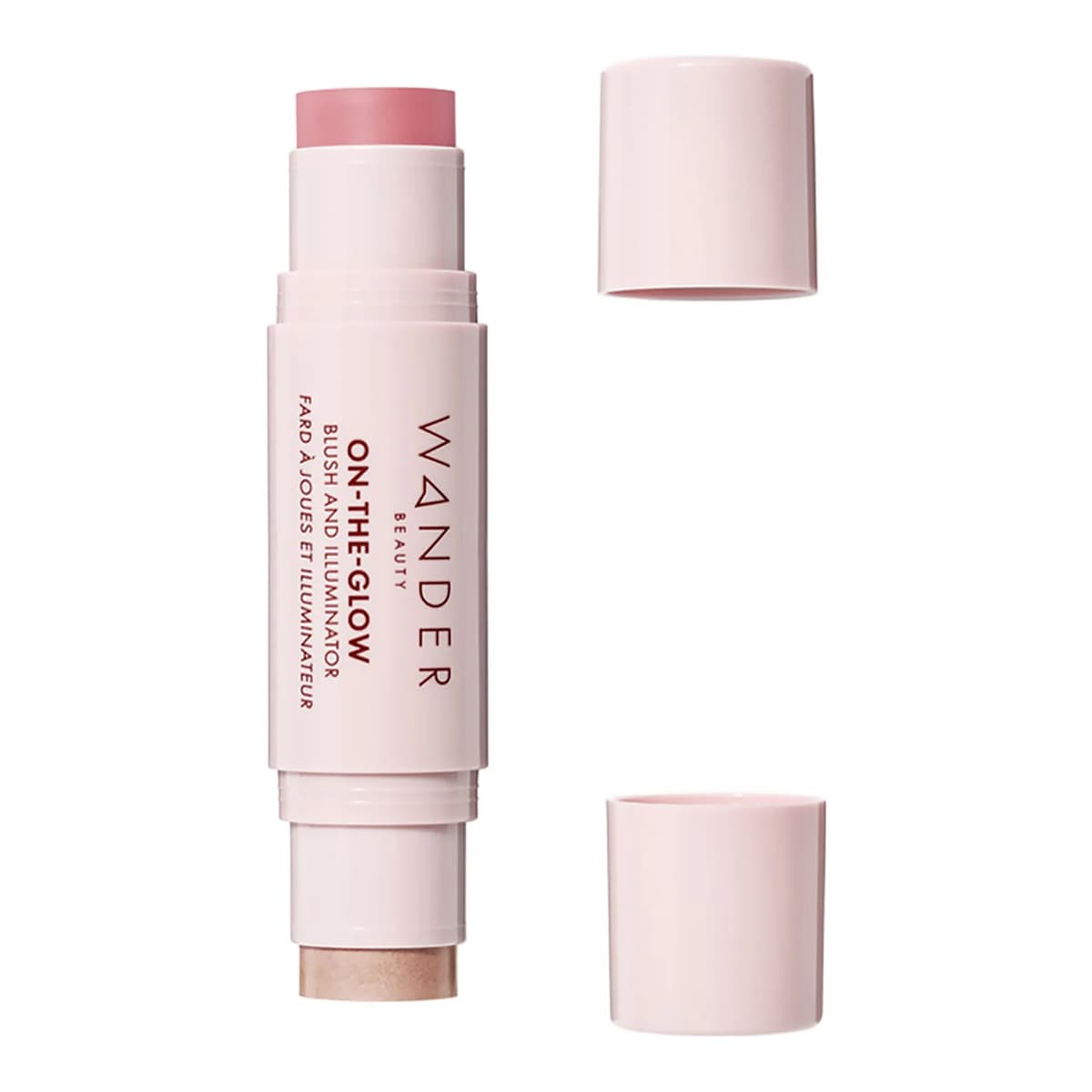 On-the-Glow Blush and Illuminator, Petal Pink-Nude Glow