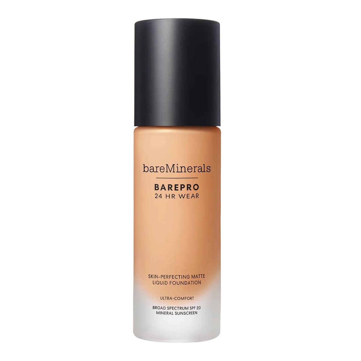BAREPRO 24 Hour Matte Liquid Foundation Mineral SPF 20, Light 27 Neutral