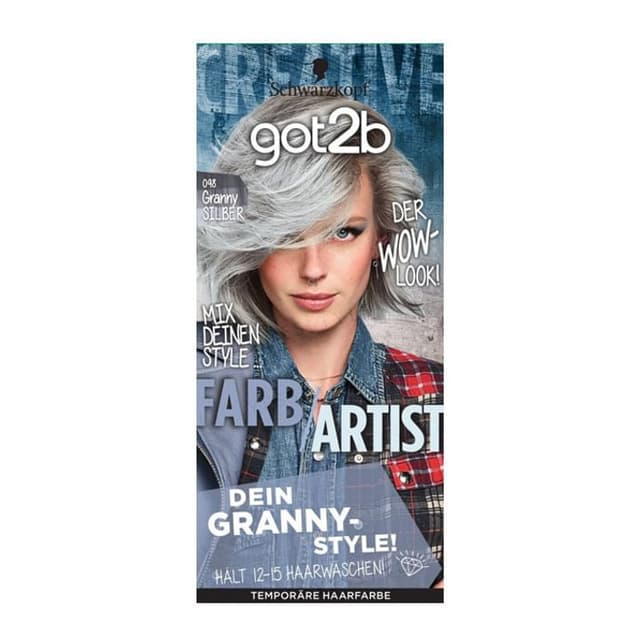 got2b Hair Color Cream 098 Granny Silver