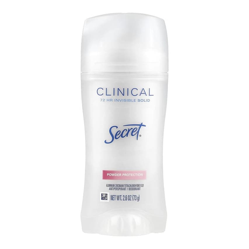Clinical, Antiperspirant/Deodorant, 72 HR Invisible Solid, Powder Protection