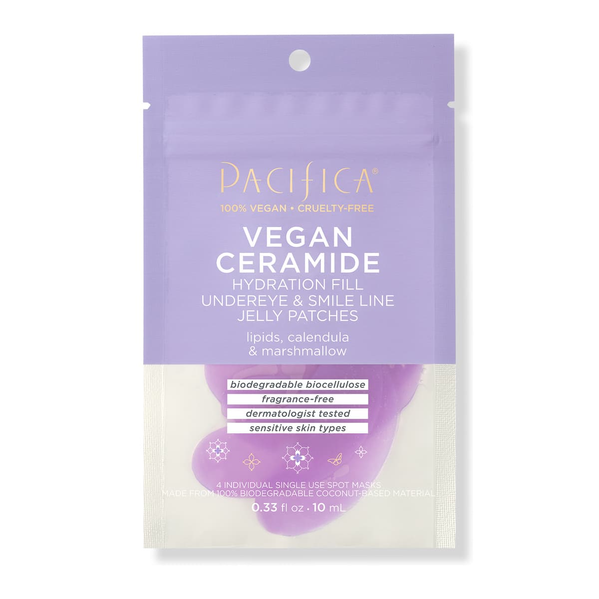 Vegan Ceramide Hydration Under Eye & Smile Line Jelly Patches