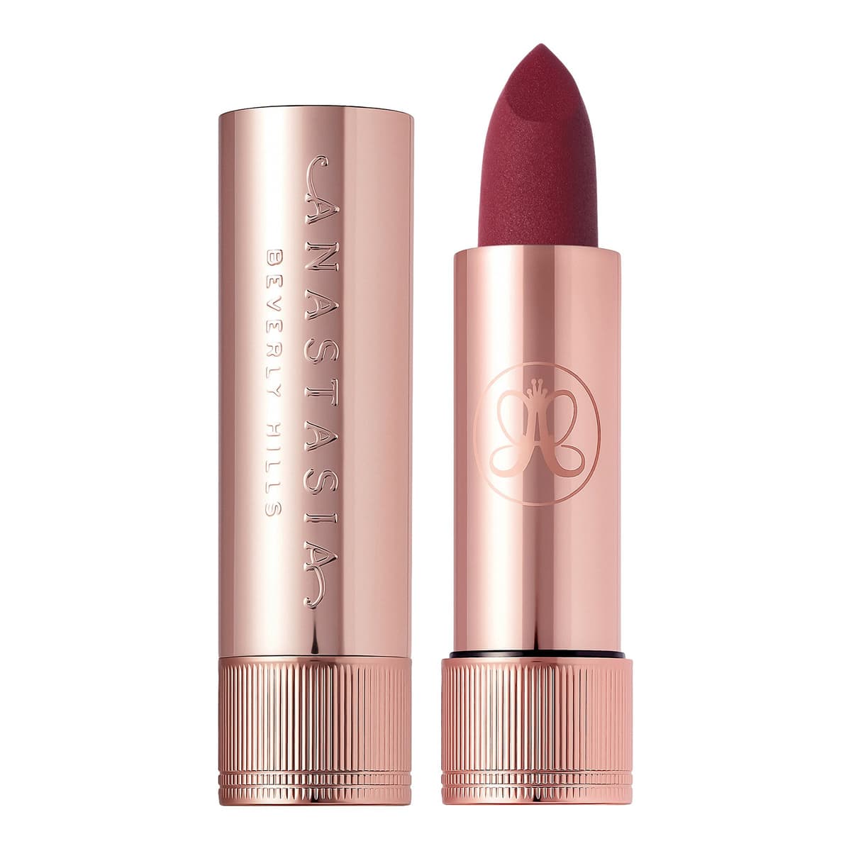 Long-Wearing Matte & Satin Velvet Lipstick, Blackberry