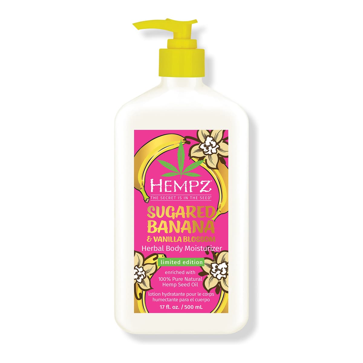 Sugared Banana & Vanilla Blossom Herbal Body Moisturizer