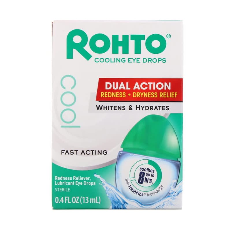 Cooling Eye Drops, Dual Action Redness + Dryness Relief