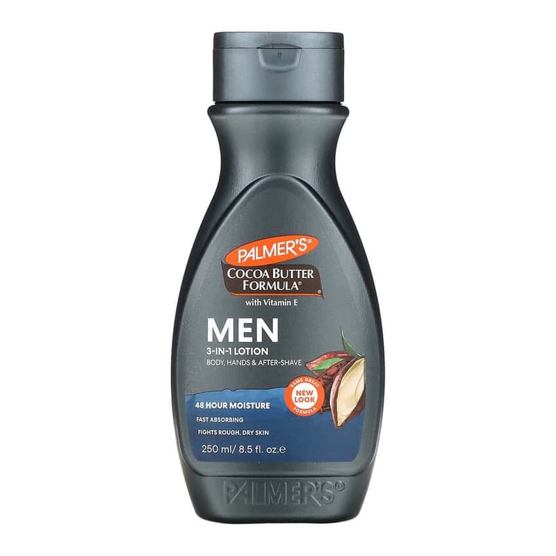 Cocoa Butter Formula with Vitamin E, Men, 3-In-Lotion