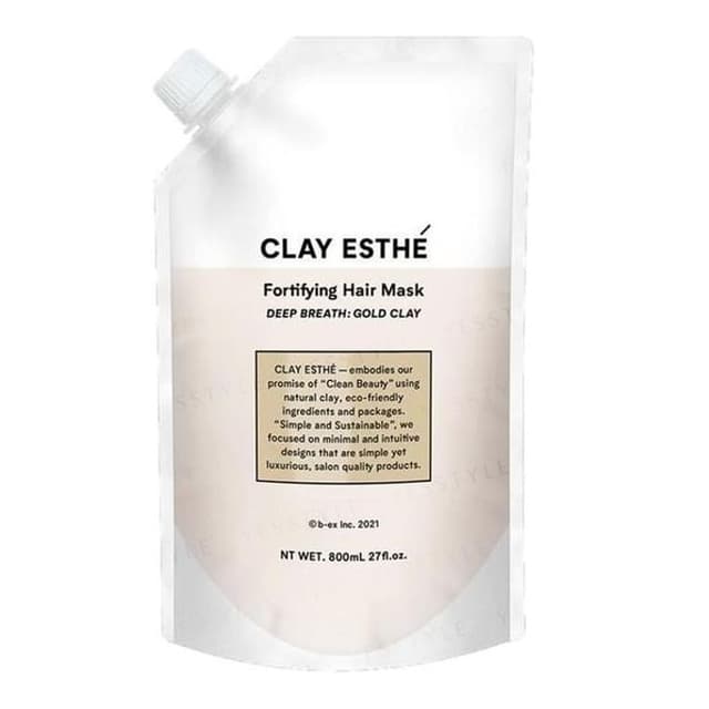 Fortifying Hair Mask Deep Breath: Gold Clay Refill