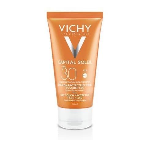 Capital Soleil Dry Touch Matt Face Fluid Spf30