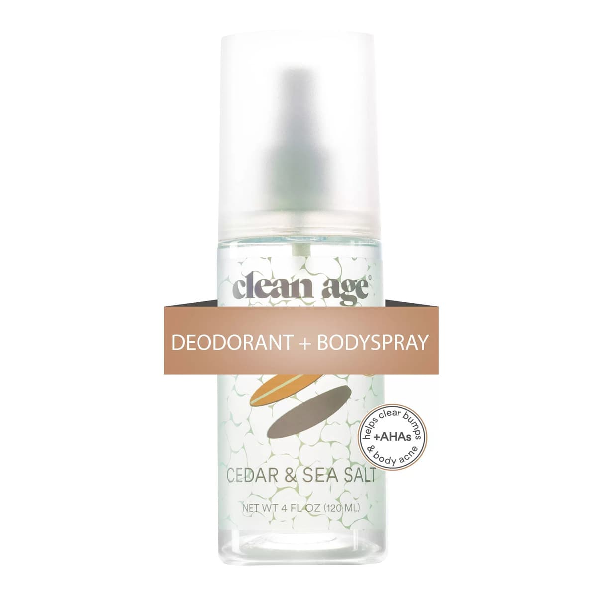 Cedar & Sea Salt AHA Deodorant + Body Spray for Teens