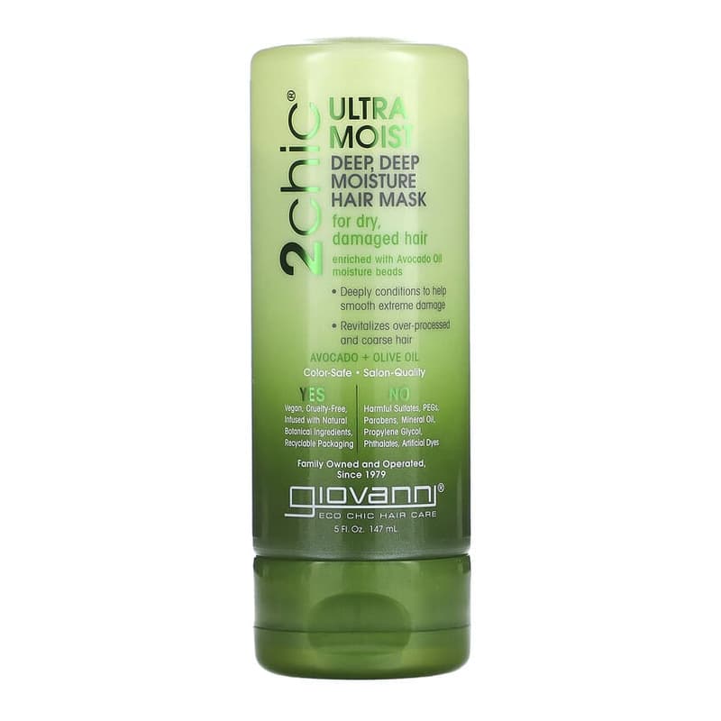 2chic, Ultra-Moist Deep Deep Moisture Hair Mask, Avocado + Olive Oil