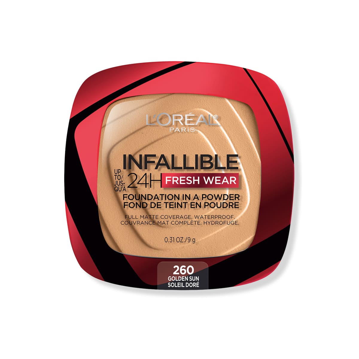 Infallible 24H Fresh Wear Foundation In A Powder, #260 Golden Sun