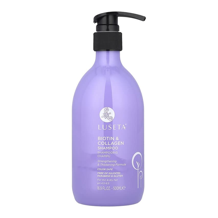 Biotin & Collagen Shampoo, For Thin & Dry Hair
