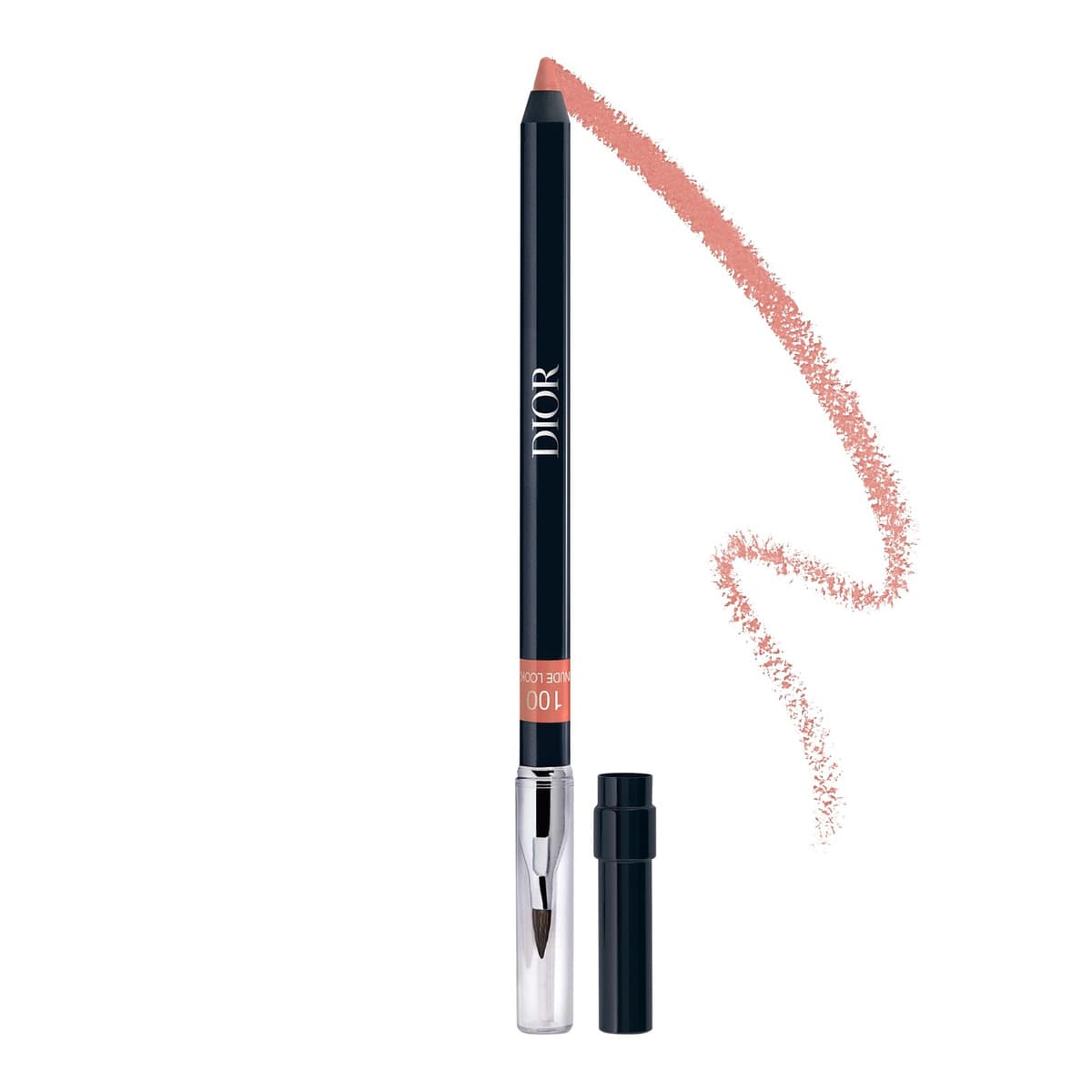 Rouge Dior Contour No-Transfer Lip Liner Pencil, #100 Nudelook