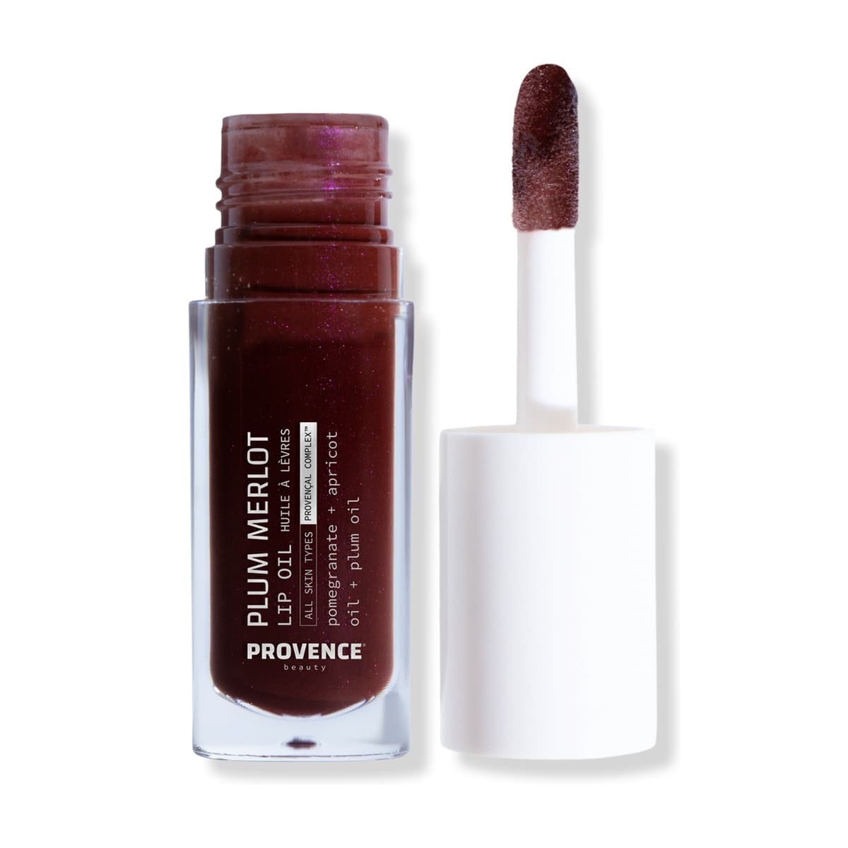 Tinted Glacé Hydrating Lip Oil, Plum Merlot