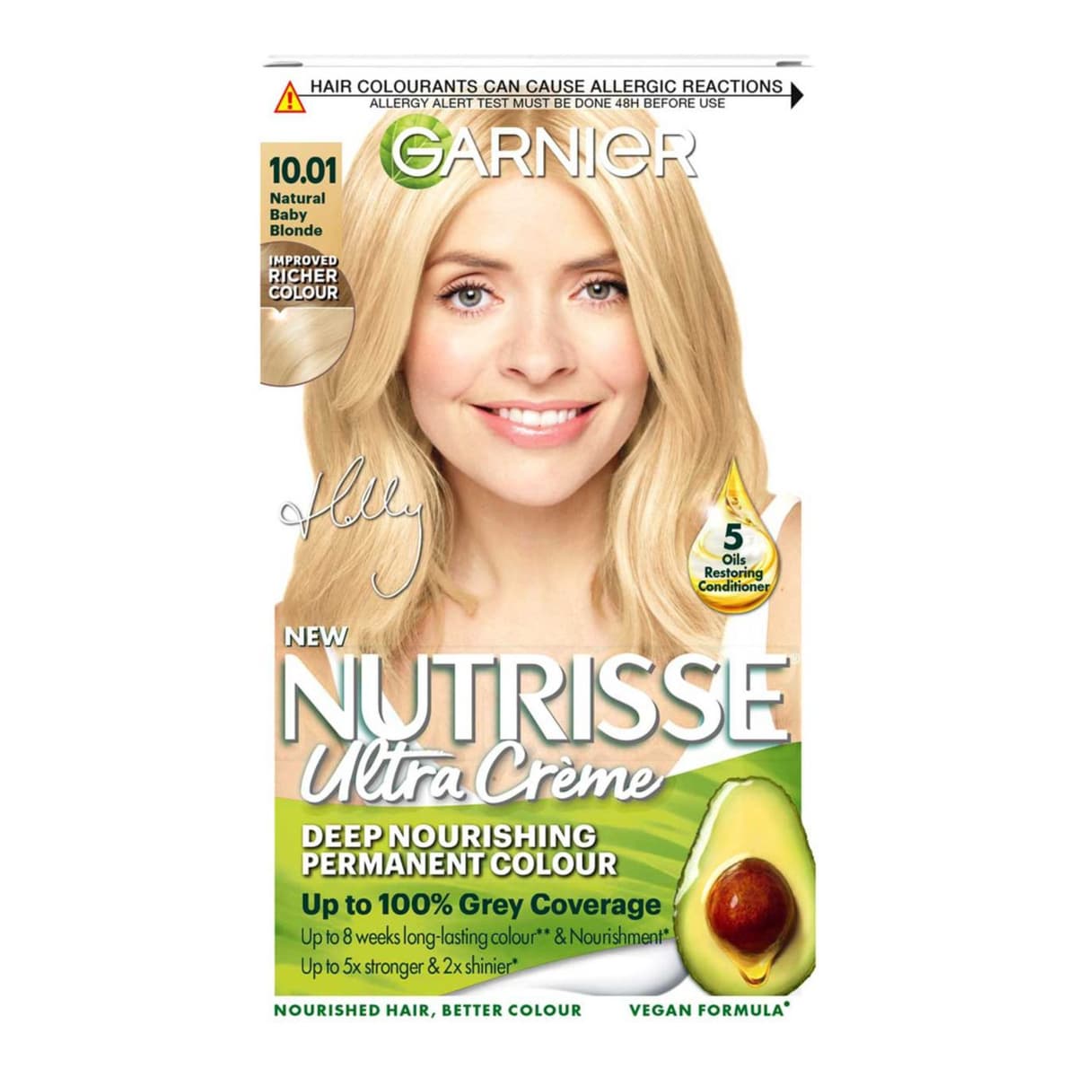 Nutrisse 10.01 Natural Baby Blonde Permanent Hair Dye - Holly Willoughby Shade