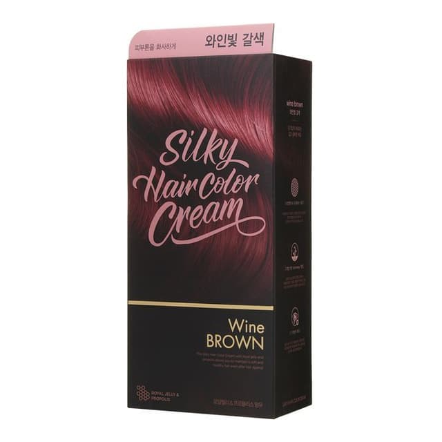 Stylist Silky Hair Color Cream, Wine Brown