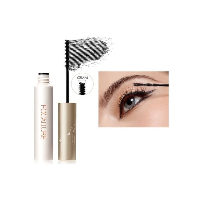 Longlash Waterproof Mascara 3mm Micro Brush- 2 Colors, #2 BROWN