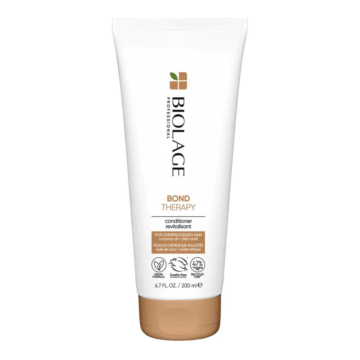 Professional Bond Therapy Vegan Conditioner With Citric Acid & Coconut Oil For Damaged Hair