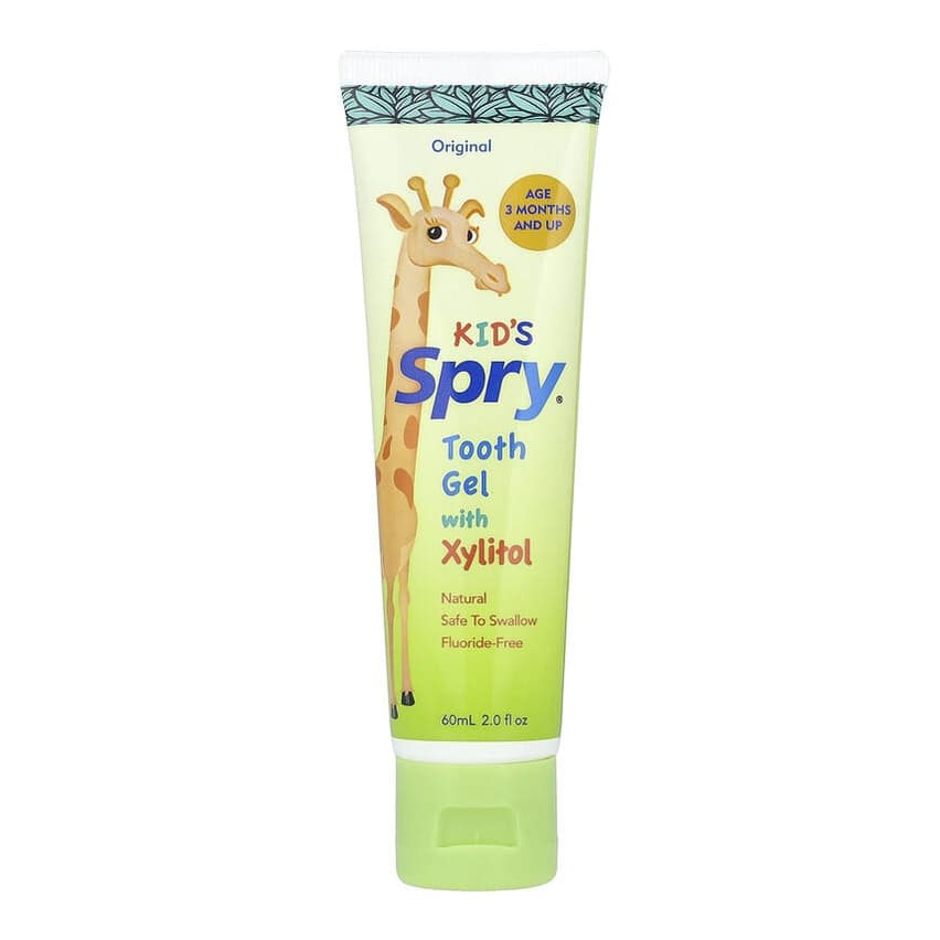 Kid's Spry®, Tooth Gel with Xylitol, Age 3 Months and Up, Original