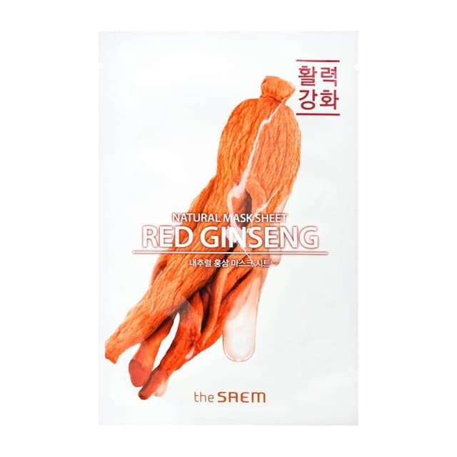Natural Mask Sheet, #01 Red Ginseng
