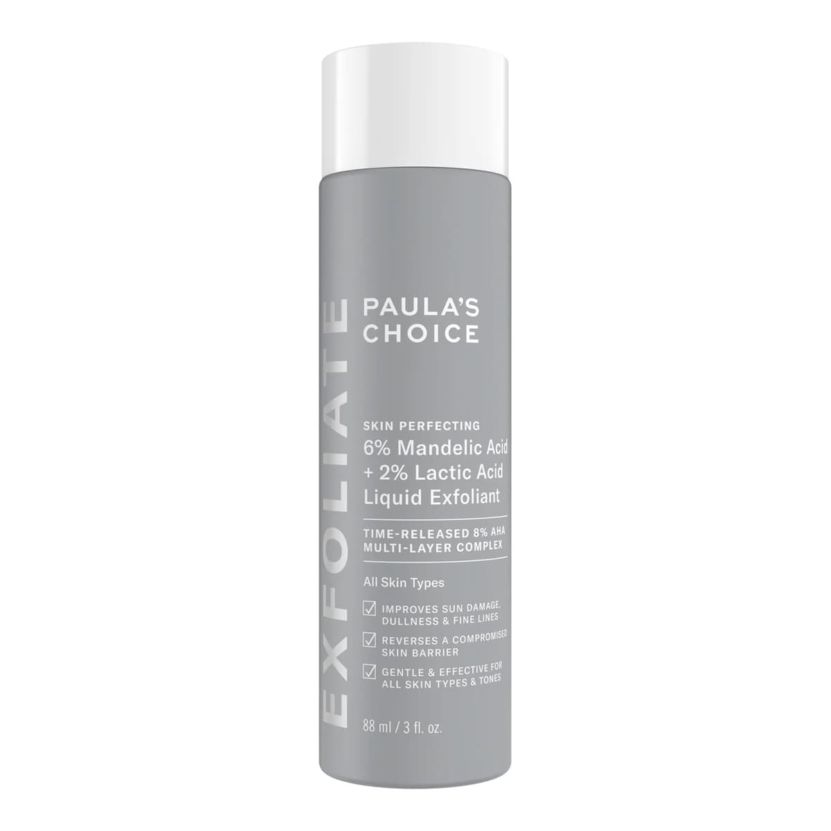 Skin Perfecting 6% Mandelic Acid and 2% Lactic Acid Liquid Exfoliant