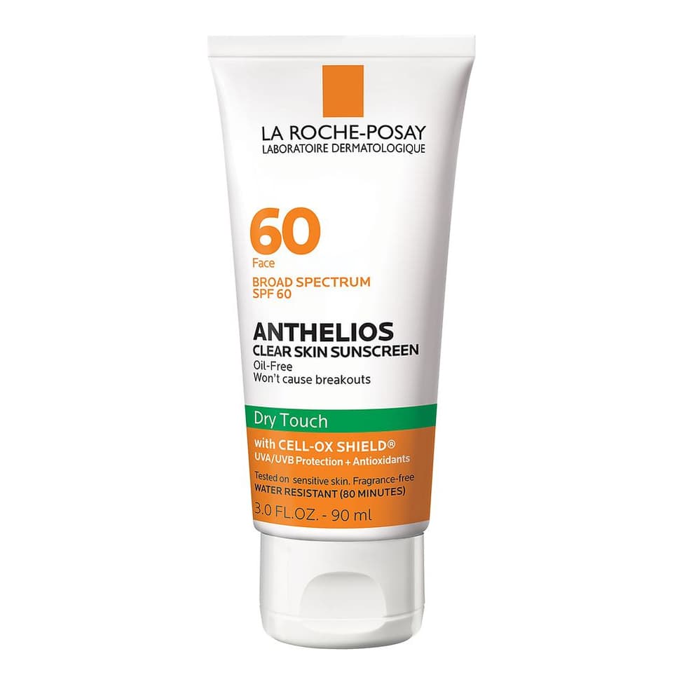 Clear Skin Sunscreen for Face, Oil-Free, SPF 60