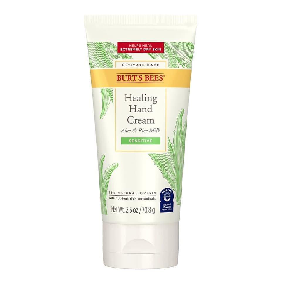 Ultimate Care Healing Hand Cream with Aloe and Rice Milk for Sensitive Skin