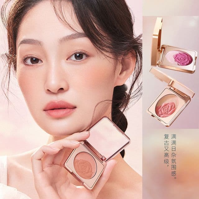 New Floral Dew Care Cream-To-Powder Blush -Autumnal Rose