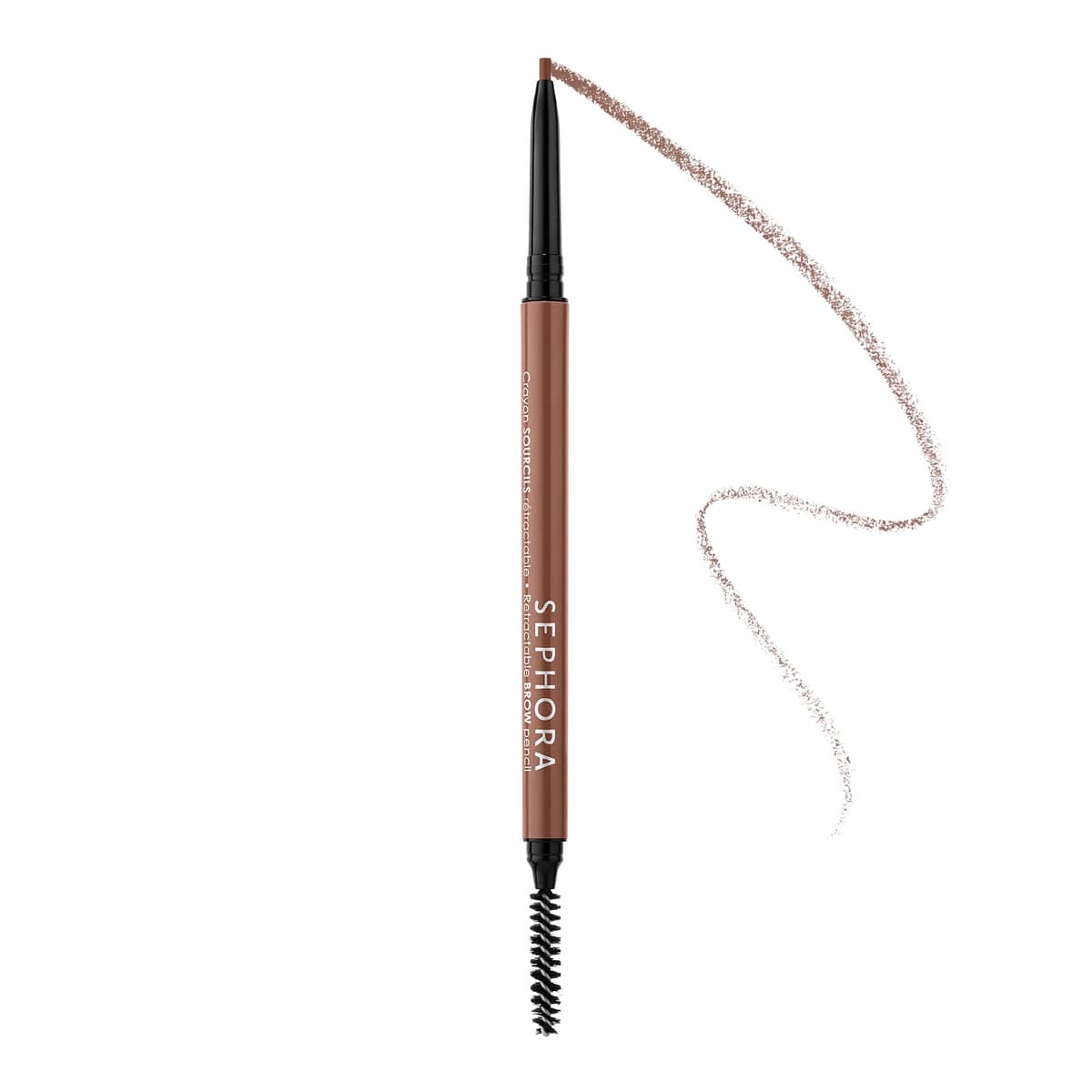 Retractable EyeBrow Pencil - Waterproof, #03 Rich chestnut