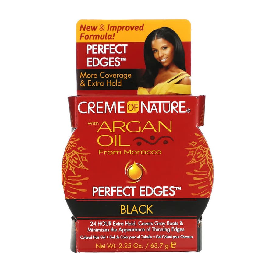 Argan Oil From Morocco, Perfect Edges, Colored Hair Gel, Black