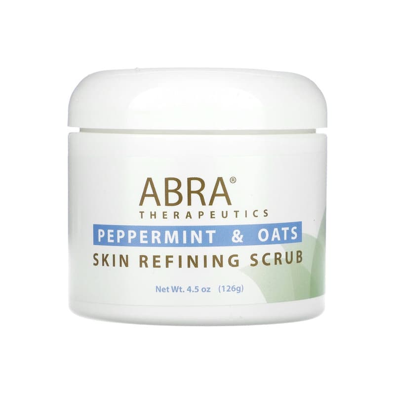 Skin Refining Scrub, Peppermint and Oats