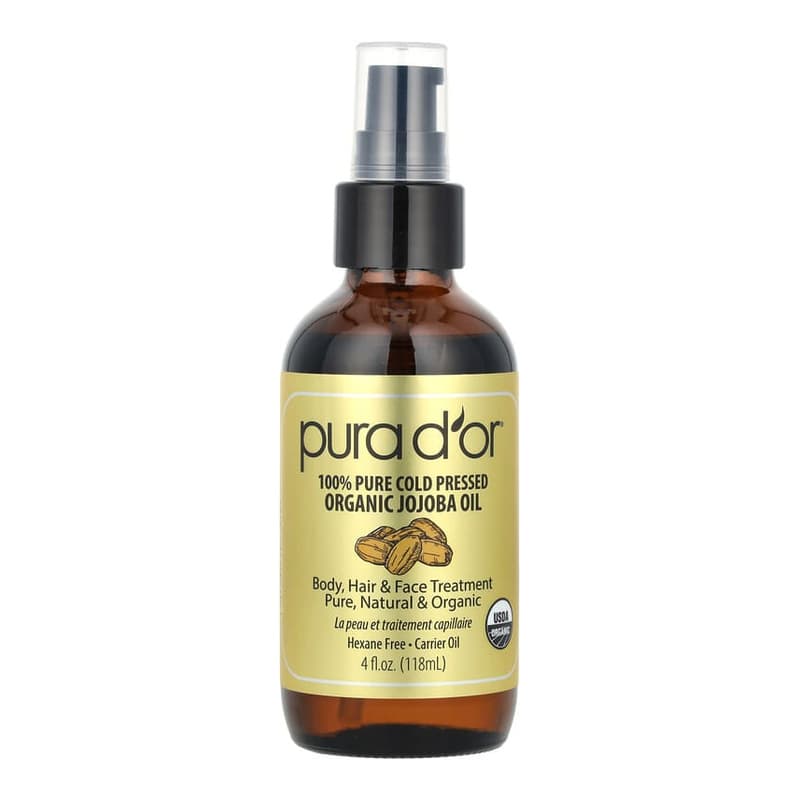 100% Pure Cold Pressed Organic Jojoba Oil