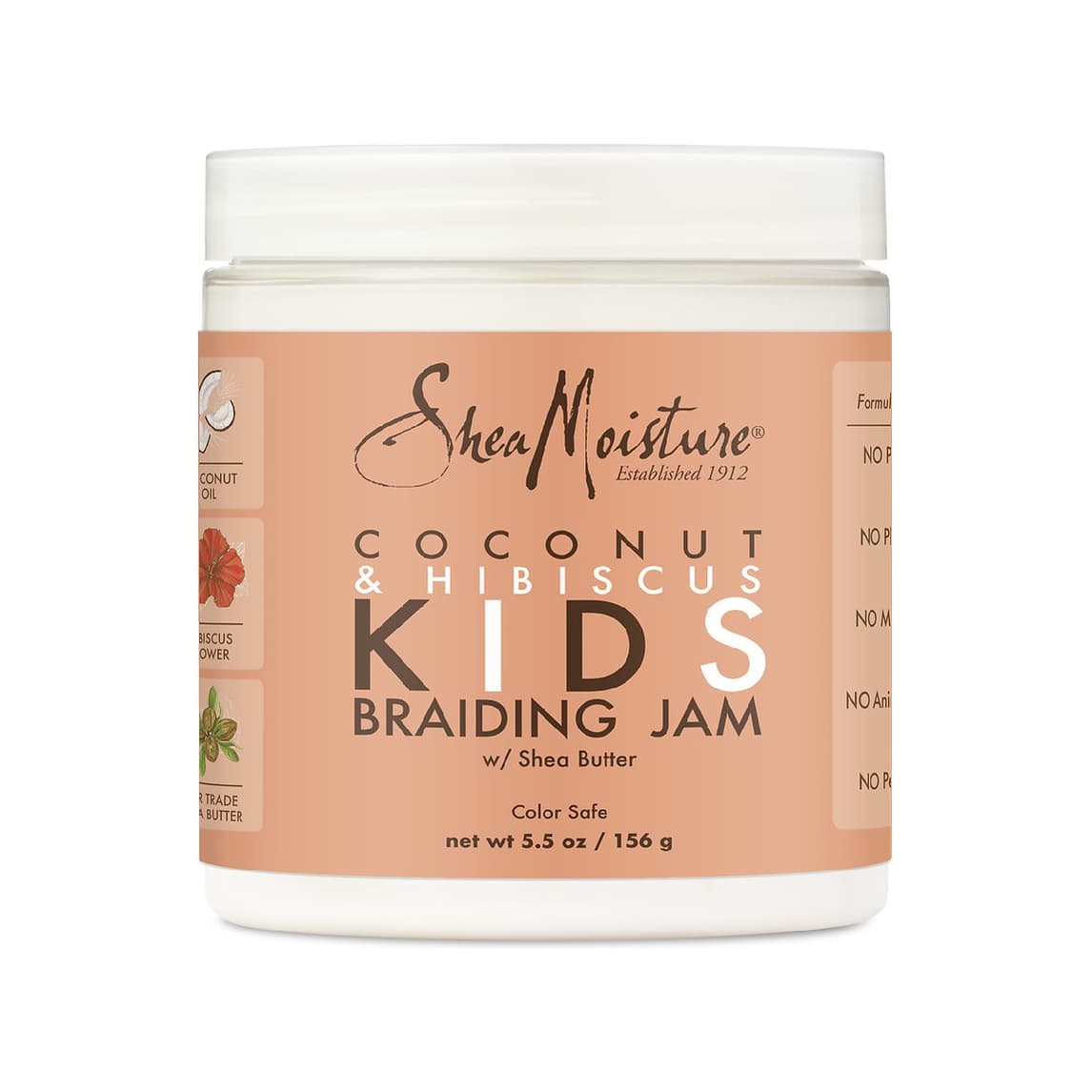 Braiding Jam Hair Gel Coconut and Hibiscus