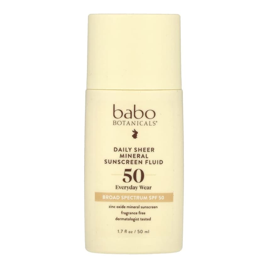 Daily Sheer Mineral Sunscreen Fluid, SPF 50